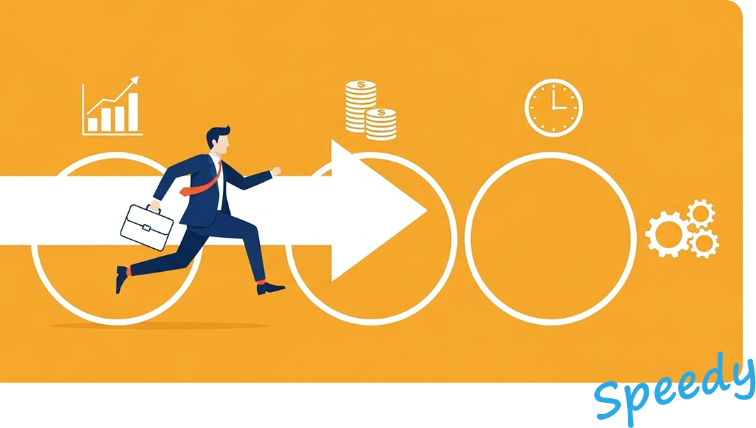 最新の技術を使って、会社の状況をすぐに把握できます。